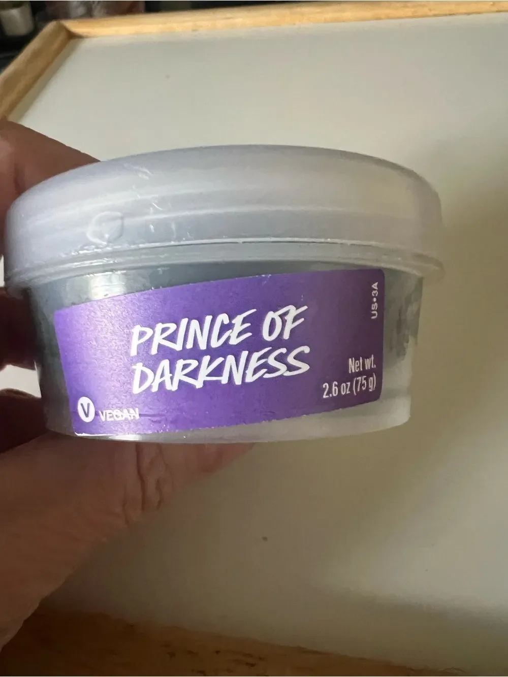 1 LEFT! LUSH Prince of Darkness Fresh Face Mask 2.6 oz